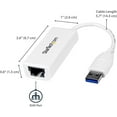 thumbnail image 4 of StarTech.com USB 3.0 to Gigabit Ethernet Network Adapter - 10/100/1000 NIC - USB to RJ45 LAN Adapter for PC Laptop or MacBook (USB31000SW), 4 of 8