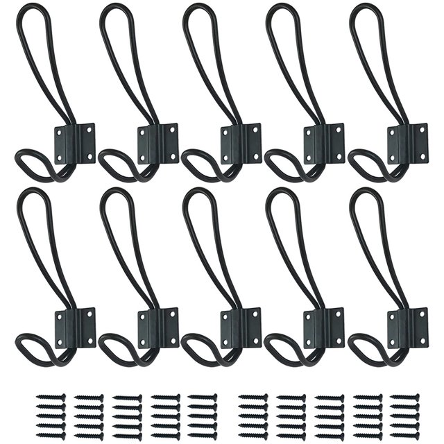 Scienceny Colgador de ropa de 10 piezas, colgador de pared para bufanda, soporte colgante, organizador de llaves, estante organizador para el hogar, la Herramientas y ferretería Scienceny TO010075-01