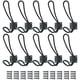 thumbnail image 2 of Speravity Colgador de ropa de 10 piezas, colgador de pared para bufanda, soporte colgante, organizador de llaves, estante organizador para el hogar, la Herramientas y ferretería Speravity TO010075-01, 2 of 6