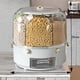 thumbnail image 3 of Barriles De Arroz Contenedor de almacenamiento de alimentos de 6 rejillas Caja de grano giratoria 360 a prueba de polvo para cocina (F), 3 of 5