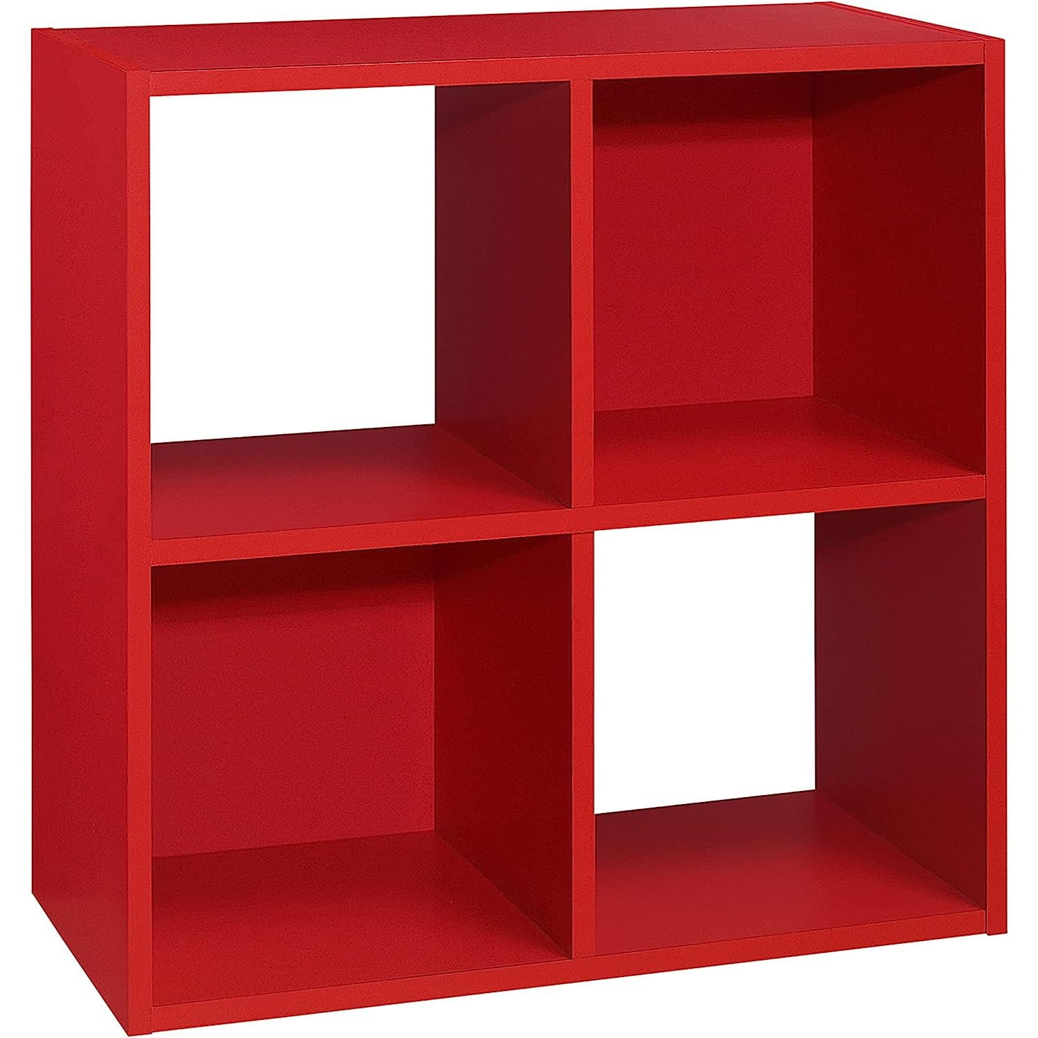 FulnKye Jermine 4Cube Bookcase, Kids Toy Storage Shelf Organizer