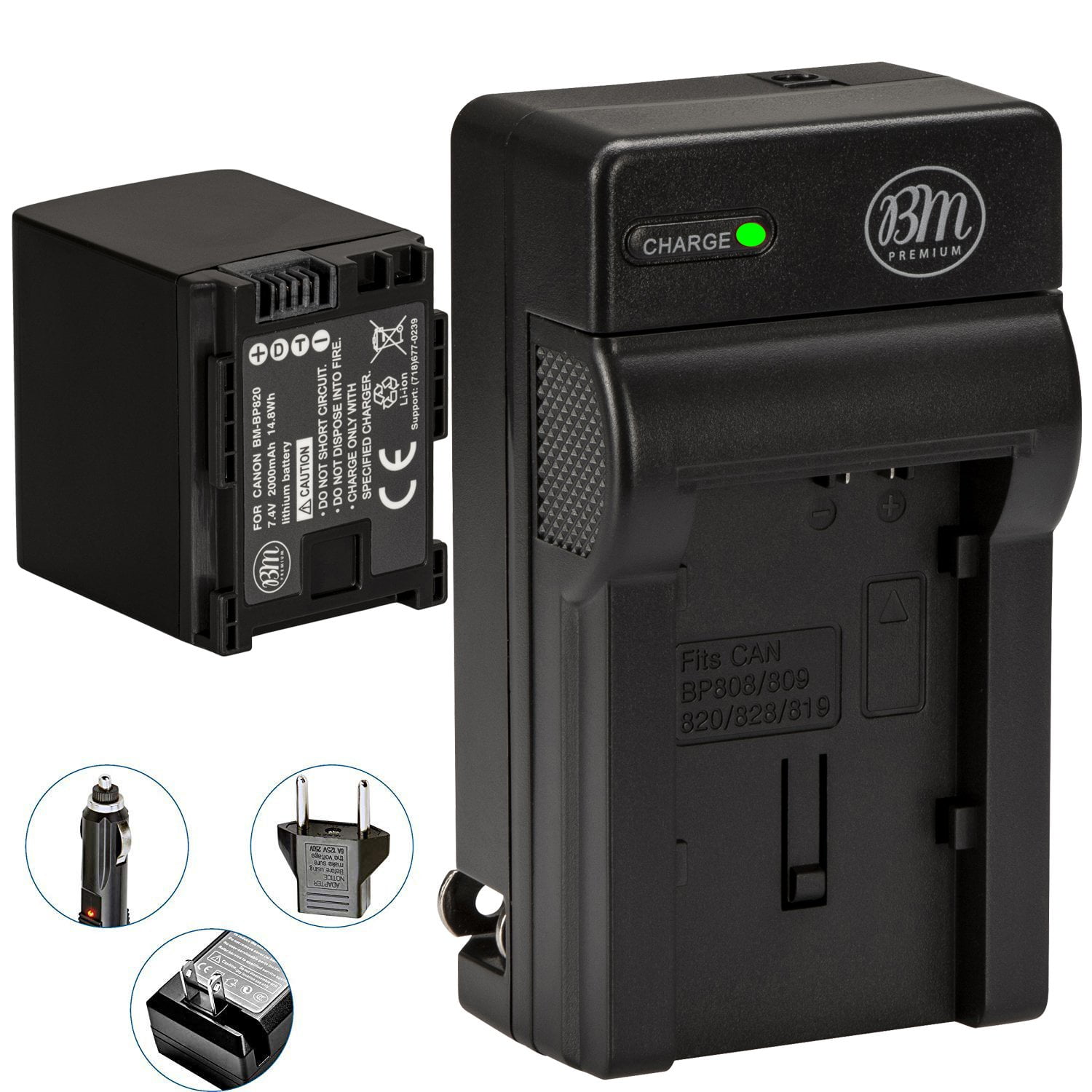 Chargeur pour appareil photo Canon Vixia - 0,5 A, 4,2 V | 800109905