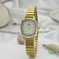 thumbnail image 3 of New Women's Light Luxury Niche Simple Fashion Gold Student Quartz Watch, 3 of 7