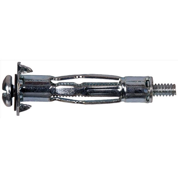 Hillman 1/8 in. D X 1 1/2 in. L Metal Round Head Hollow Wall Anchors 2 pk