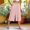 Pink women wide leg capri pants a1, variant on Cagogo Women's Wide Leg Capri Pants with Pockets Summer Casual Elastic Waisted Cropped Palazzo Trousers Solid Vacation Lounge Beach Travel Clothes, Navy M