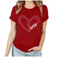 thumbnail image 1 of Birdeem T-Shirt à Col Rond Imprimé à Manches Courtes pour Femmes, Décontracté, Coupe Ample, 1 of 1