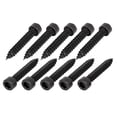 thumbnail image 3 of Uxcell 5mm x 30mm Threaded Carbon Steel Hexagon Head Self Tapping Screws (50-pack), 3 of 4