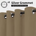 thumbnail image 2 of Cortina para Exterior Easy-Going 137x305 cm Impermeable Caqui, 2 of 8