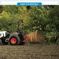 thumbnail image 4 of Dextrus 49 in 3 Point Hay Bale Spear Receiver Hitch Cat 1 Tractor With Gooseneck Ball 3000 LB, 4 of 7