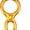 golden, variant on 40KN Rescue Figure 8 Descender Belay Rappel Equipment Belay Rock Climbing Rigging Plate 7075 Aluminum Alloy for Climbing Belaying Rappelling Device