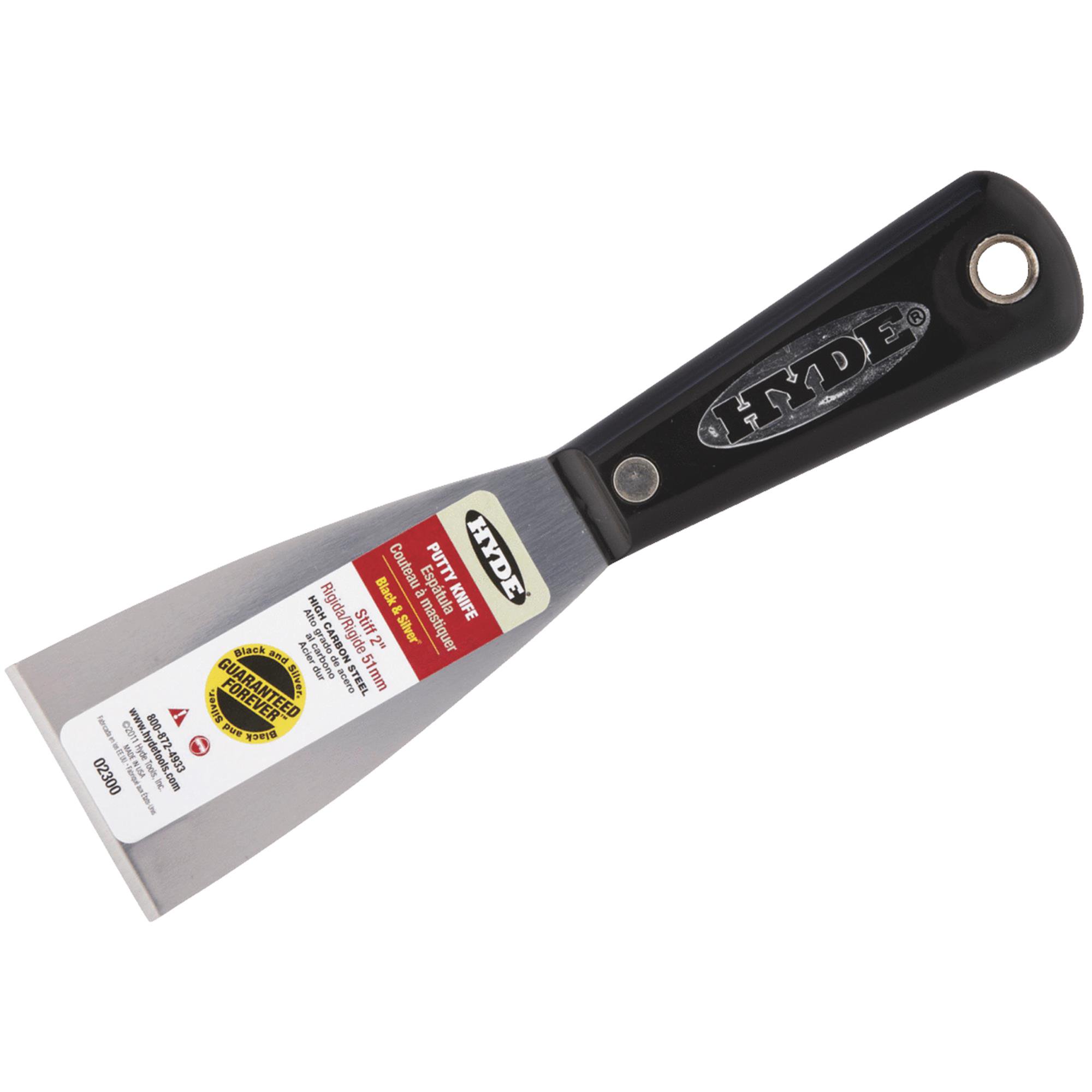 Hyde Black & Silver Professional Putty Knife