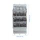 thumbnail image 2 of USHOBE 1Jgo Organizador Colgante Para Puerta De Tela Oxford Negro Multiusos Para Dormitorio Y Oficina, 2 of 6