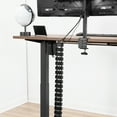 thumbnail image 5 of VIVO Vertebrae Cable Management Kit Height Adjustable Desk Quad Wire Organizer, 5 of 8