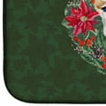 thumbnail image 4 of Siberian Husky Poinsetta Wreath Dish Drying Mat, 4 of 7