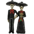 thumbnail image 4 of Ebros DOD Wedding Bride and Groom Mariachi Skeleton Couple Figurine 5.5" Tall, 4 of 5