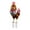K, variant on Outdoor Christmas Chicken Ground Stake, Holiday Yard Decoration with Chicken Figure for Garden and Farm Displays
