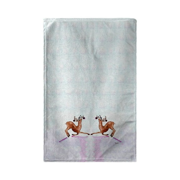 Betsy Drake Interiors Dancing Deer Beach Towel