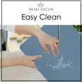 thumbnail image 4 of More Décor Faux Leather Placemats for Dining and Kitchen Table - Stain and Heat Resistant, Anti-Slip, Wipable and Washable - Set of 4 and 6 - Solid Colors (Solid Blue, 6), 4 of 6