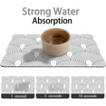 thumbnail image 4 of Dog Food Mats for Floors Absorbent, Pet Cat Food Mat - Quick Dry Dog Bowl Mats for Food and Water, Eco-Friendly Boho Pet Supplies, 4 of 6