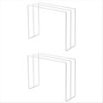 thumbnail image 1 of Kitchen Countertop Dish Towel Drying Rack Vertical Dish Towel Support, 1 of 5
