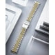 thumbnail image 3 of Correa de reloj de acero inoxidable LRH de repuesto 18 mm color dorado y plateado, 3 of 5