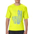 thumbnail image 1 of "Mens and Big Mens Autism Flag T-Shirt, up to size 3XLT", 1 of 5