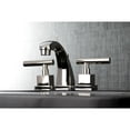 thumbnail image 2 of Kingston Brass KS4946CQL Claremont Widespread Bathroom Faucet with Brass Pop-Up, Polished Nickel, 2 of 8