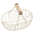 thumbnail image 1 of 1 cesta de almacenamiento creativa para cocina, frutero, pan, organizador de escritorio (beige), 1 of 7