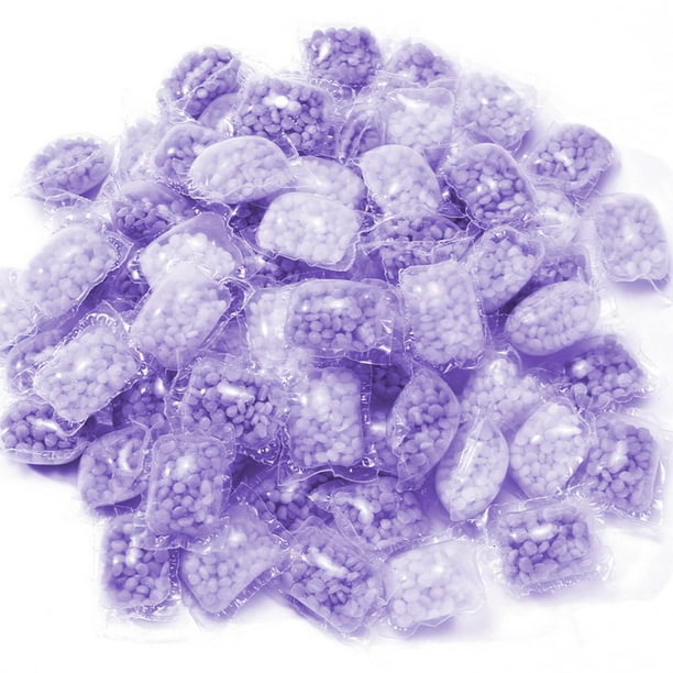 500 Uds. Perlas potenciadoras de aroma para lavandería duraderas, herramientas de limpieza para el hogar (púrpura)