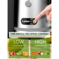 thumbnail image 5 of Juicer Machine, 1200W Juicer with 3 Feed Chute for Whole Fruits and Veg, Dual Speeds Centrifugal Juice Extractor, High Juice Yield, Full Copper Motor, Easy to Clean, BPA Free (Black), 5 of 5