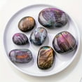 thumbnail image 2 of 1pc Natural Labradorite Palm Stone | Hand-Polished 10-20g | Iridescent Aura Spiritual Decor, 2 of 7