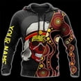 thumbnail image 2 of Sudadera con capucha estampada con bandera aborigen en el interior de arte aborigen Nueva sudadera con capucha y sudaderas para hombres y mujeres Sudadera con capucha de moda, 2 of 4