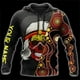 thumbnail image 2 of Sudadera con capucha estampada con bandera aborigen en el interior de arte aborigen Nueva sudadera con capucha y sudaderas para hombres y mujeres Sudadera con capucha de moda, 2 of 5