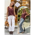 thumbnail image 5 of MOYIKO Tank Tops for Women Round Neck Trendy Sleeveless Tops Dressy Casual Flowy Summer Shirts Loose Fit, 5 of 7