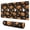 Happy Halloween Pumpkin, variant on Long Mouse Pads for Desk,Jack Lantern Faces Halloween Pattern Desk Mats on Top Of Desks, Desk Mouse Pad Extra Large with 3mm Non-Slip Base and Stitched Edge for Gaming,Office,Work,Home 31.5x11.8in
