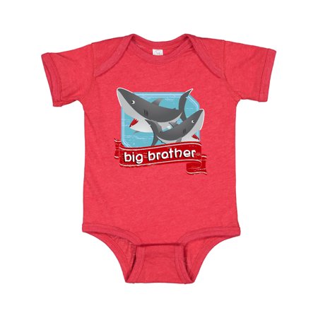 

Inktastic Big Brother Shark Gift Baby Boy Bodysuit