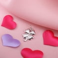 thumbnail image 3 of Colgante de trébol de cuatro hojas, collar de plata, dijes a juego para pareja, joyería, regalo para mujer, 3 of 7