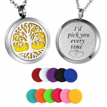Eternal Tree Essential Oil Diffuser Aromatherapy Perfume Jewelry Necklace