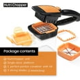 thumbnail image 3 of Nutrichopper Vegetable Chopper Onion Chopper Egg Slicer with Fresh-keeping container- Chops, Slices, Cubes, Wedges Multi-purpose Food Chopper Veggie Chopper As Seen On TV, 3 of 7