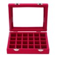 thumbnail image 1 of Wdftyju Caja de presentación de pendientes de joyería de cristal de terciopelo organizador de caja de almacenamiento de soporte de bandeja Wdftyju 1kg2lj7av9ux8lu1, 1 of 6
