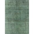 thumbnail image 1 of Ahgly Company Indoor Rectangle Mid-Century Modern Pine Green Area Rugs, 7' x 10', 1 of 1