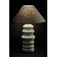 thumbnail image 6 of Adesso Marcey 25" 1-Light Matte Off-White Table Lamp with Taupe Tapered Shade, 6 of 6