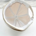 thumbnail image 2 of Unisex Adjustable Brimless Melon Leather Beanie Cap Hooligan Hats Solid Color Landlord Cap, 2 of 8