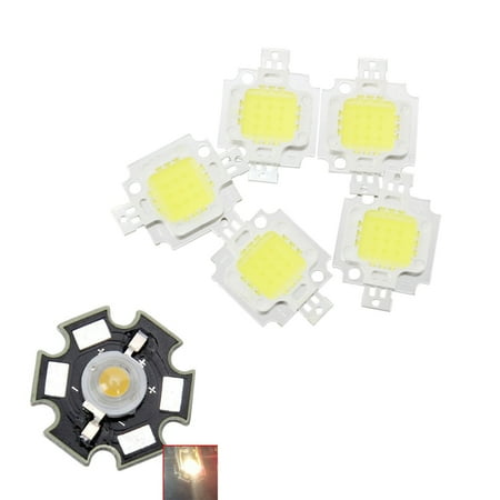 

1x 3W Star LED Light Lamp Bulb (White) & 5 Pcs 10W White LED Light Lamp
