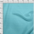 thumbnail image 3 of oneOone Polyester Spandex Turquoise Blue Fabric Dot Quilting Supplies Print Sewing Fabric By The Yard 56 Inch Wide, 3 of 4