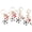 Multicolor 01, variant on HOMEIORA 4PCS Football Keychain, Soccer Ball Keychain Set - Metal Enamel Soccer Themed Keychains for Sports Fans, Backpack Charms, Gifts for Men & Women