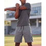 Real Essentials 5 Pack: Men's Mesh Athletic Basketball Shorts Quick Dry Activewear with Pockets