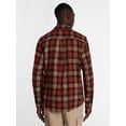 thumbnail image 3 of George Men's and Big Men's Double Pocket Flannel Shirt, Sizes XS-3XLT, 3 of 5