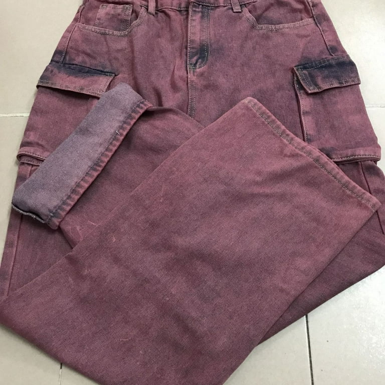 Womens Capris Jeans Clearance Lace Bib Pants Coverall Cropped Pants Purple  Pants for Women ,White,5Xl