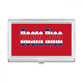 thumbnail image 1 of Costa Rica Country Flag Name Business Card Holder Case Pocket Box Wallet, 1 of 3